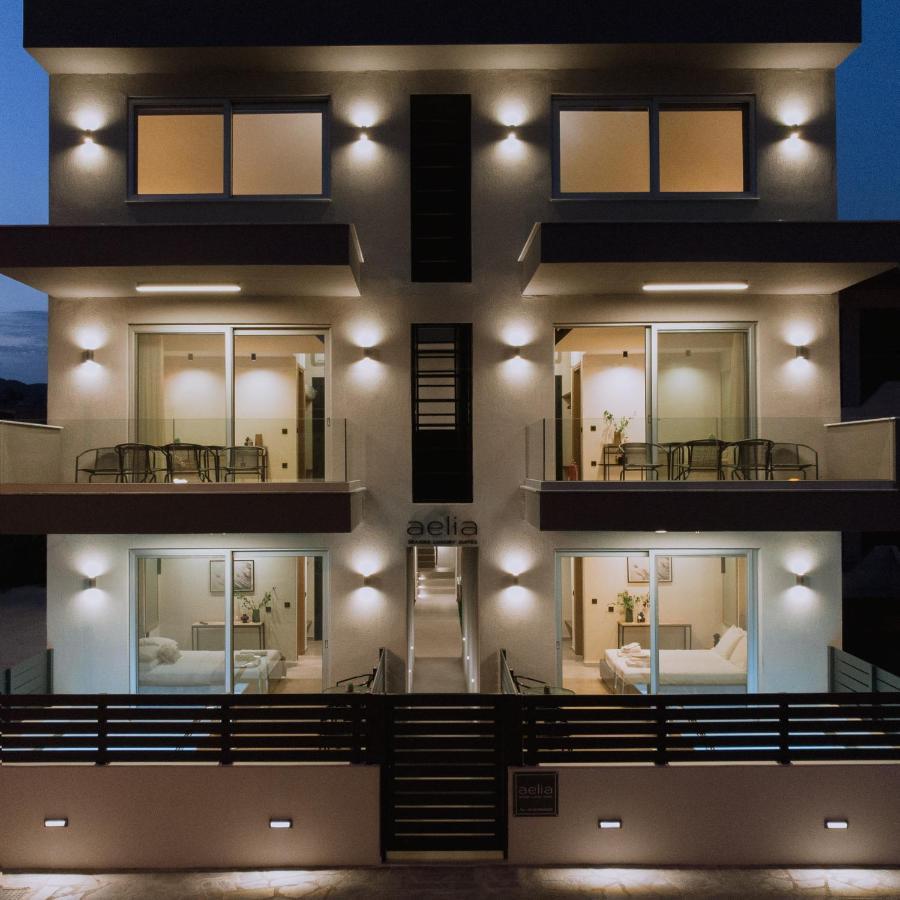 Aelia Seaside Luxury Suites Nea Karvali Eksteriør bilde